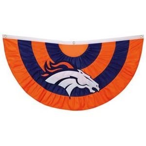 NIB NFL Denver Broncos Team Bunting Flag